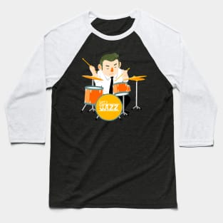 The drum part in a jazz quartet Baseball T-Shirt